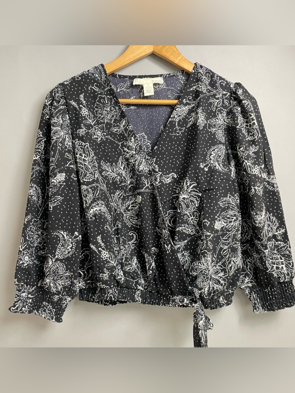 By Design Megan Vneck wrap top